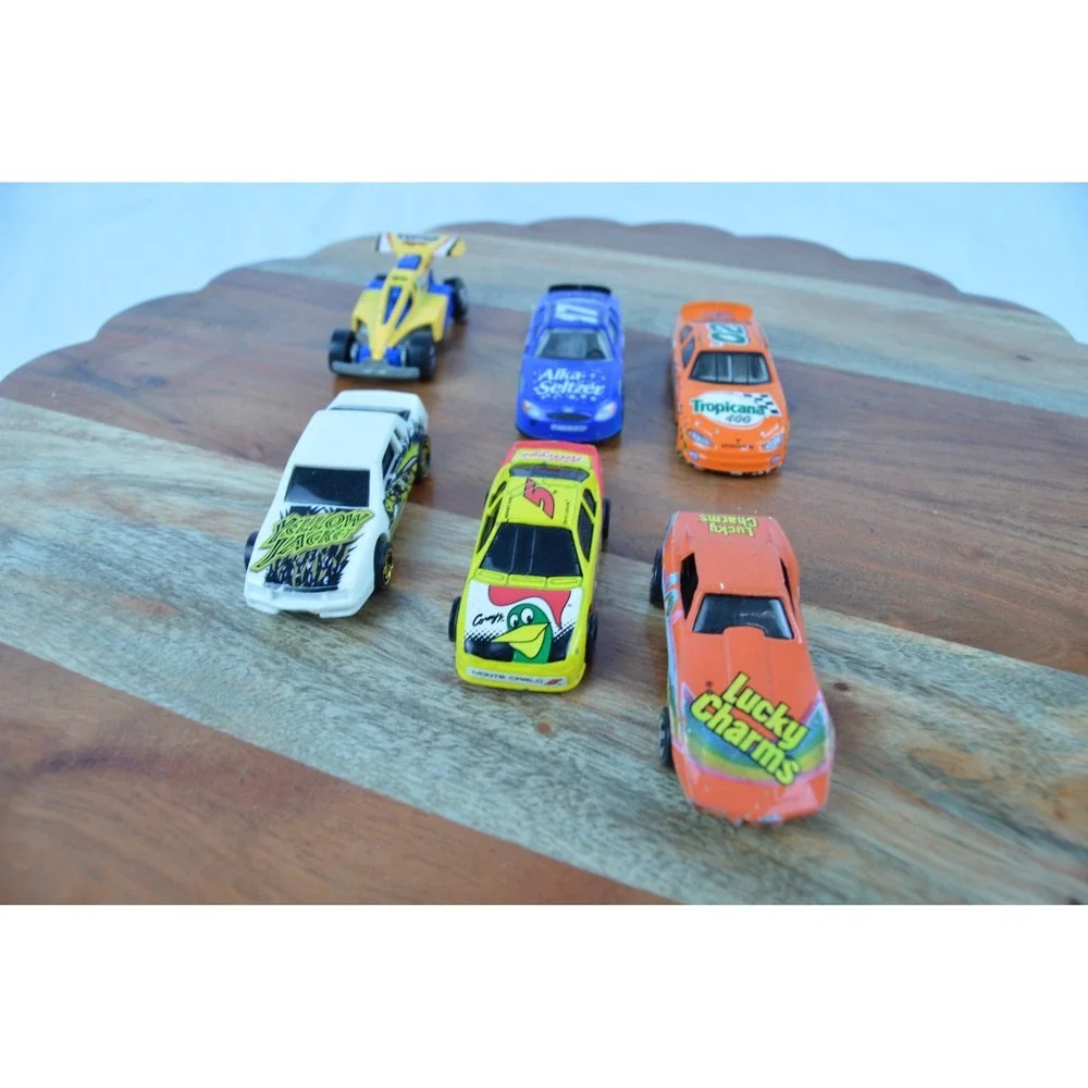 Lot Of 6 Mix NASCAR and Racing Car Lot Includes Hot Wheels